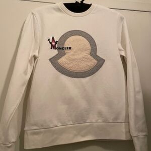 Moncler Sweatshirt White with Logo